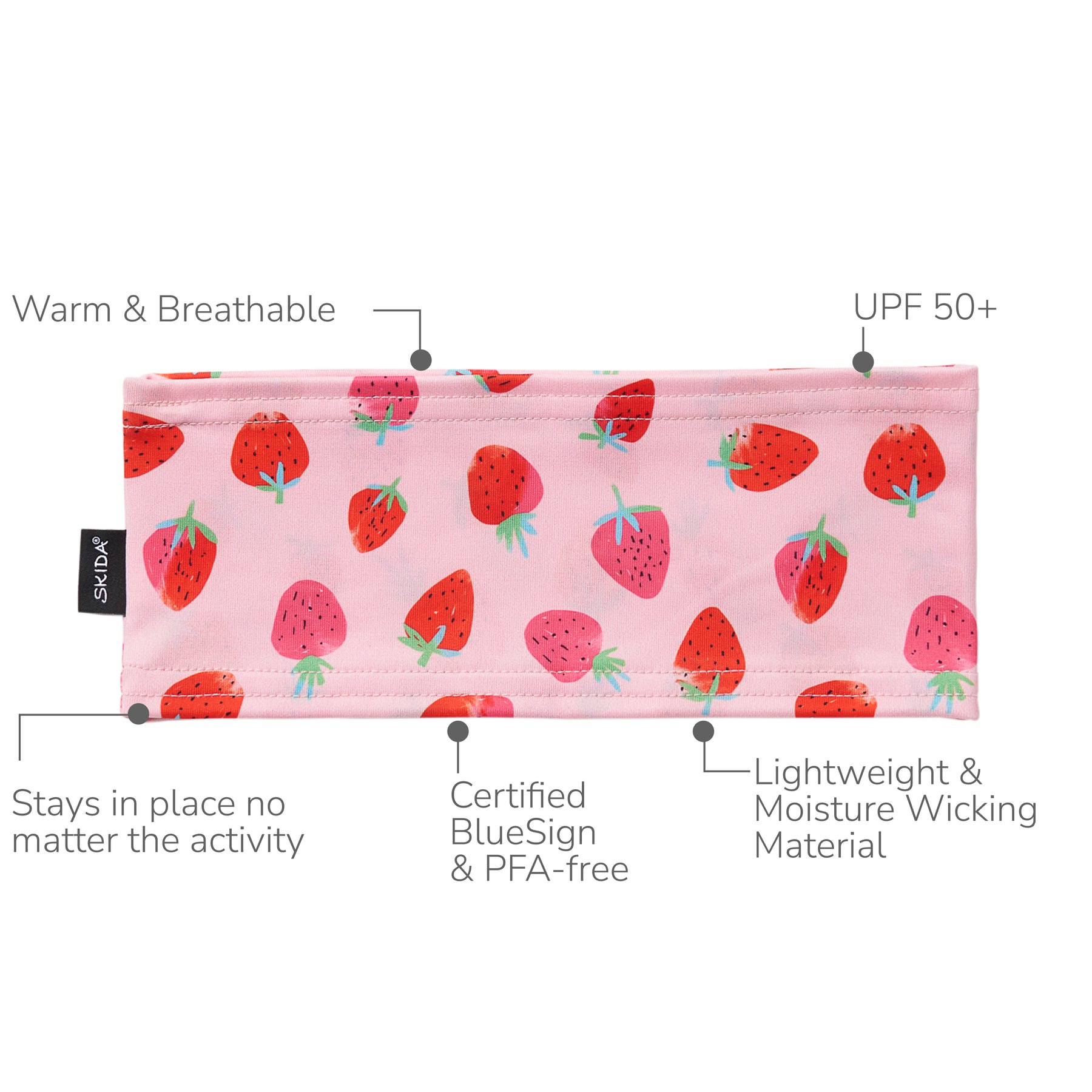 Strawberry Fields | Pursuit Performance Headband