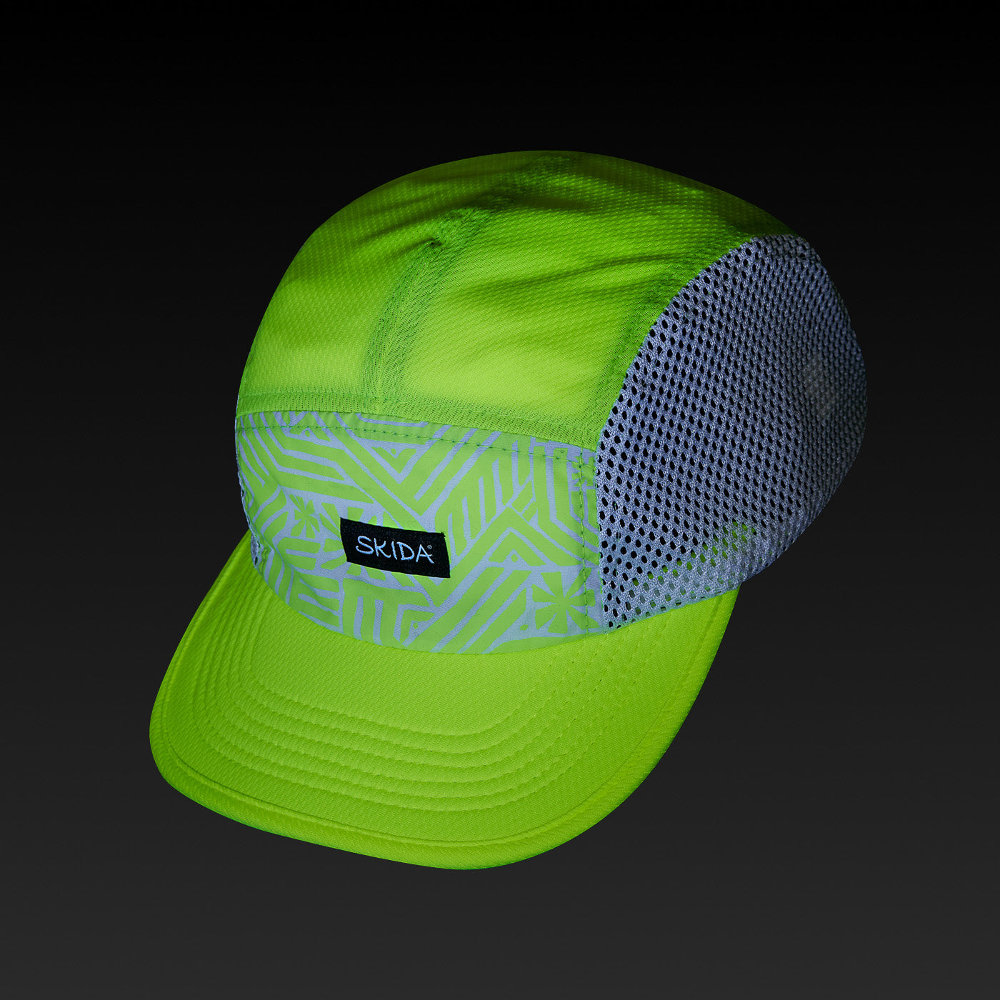 Neon Waves | Packable Run Cap