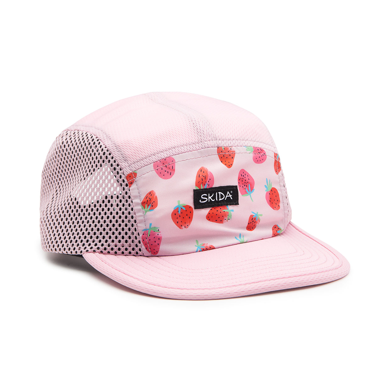 Strawberry Fields | Packable Run Cap
