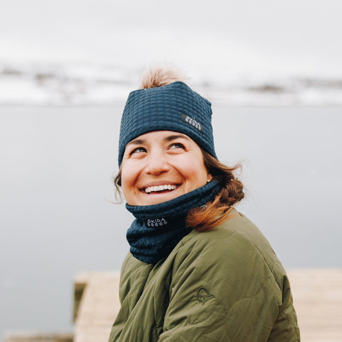 Shadow | Chateau Fleece-Lined Pom Hat