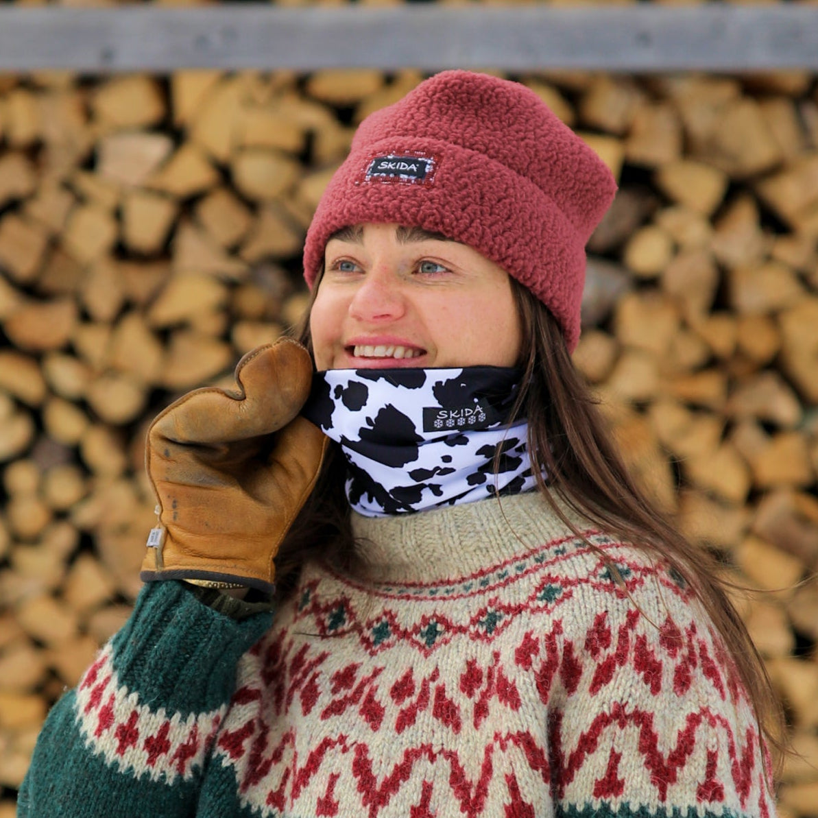 Moo Cow | Alpine Fleece-Lined Neckwarmer