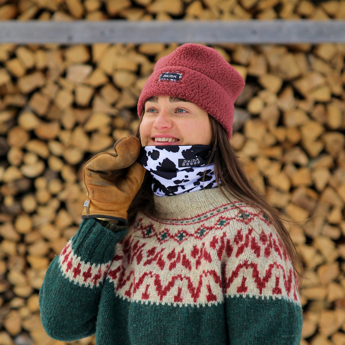 Moo Cow | Alpine Fleece-Lined Neckwarmer