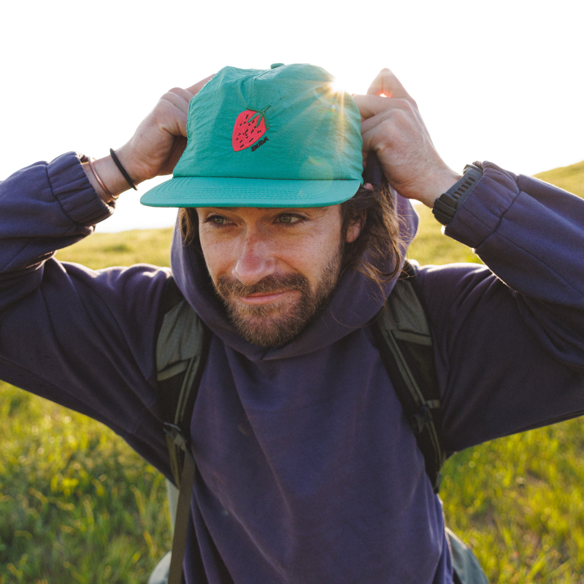 Strawberry | Nylon Motif Cap