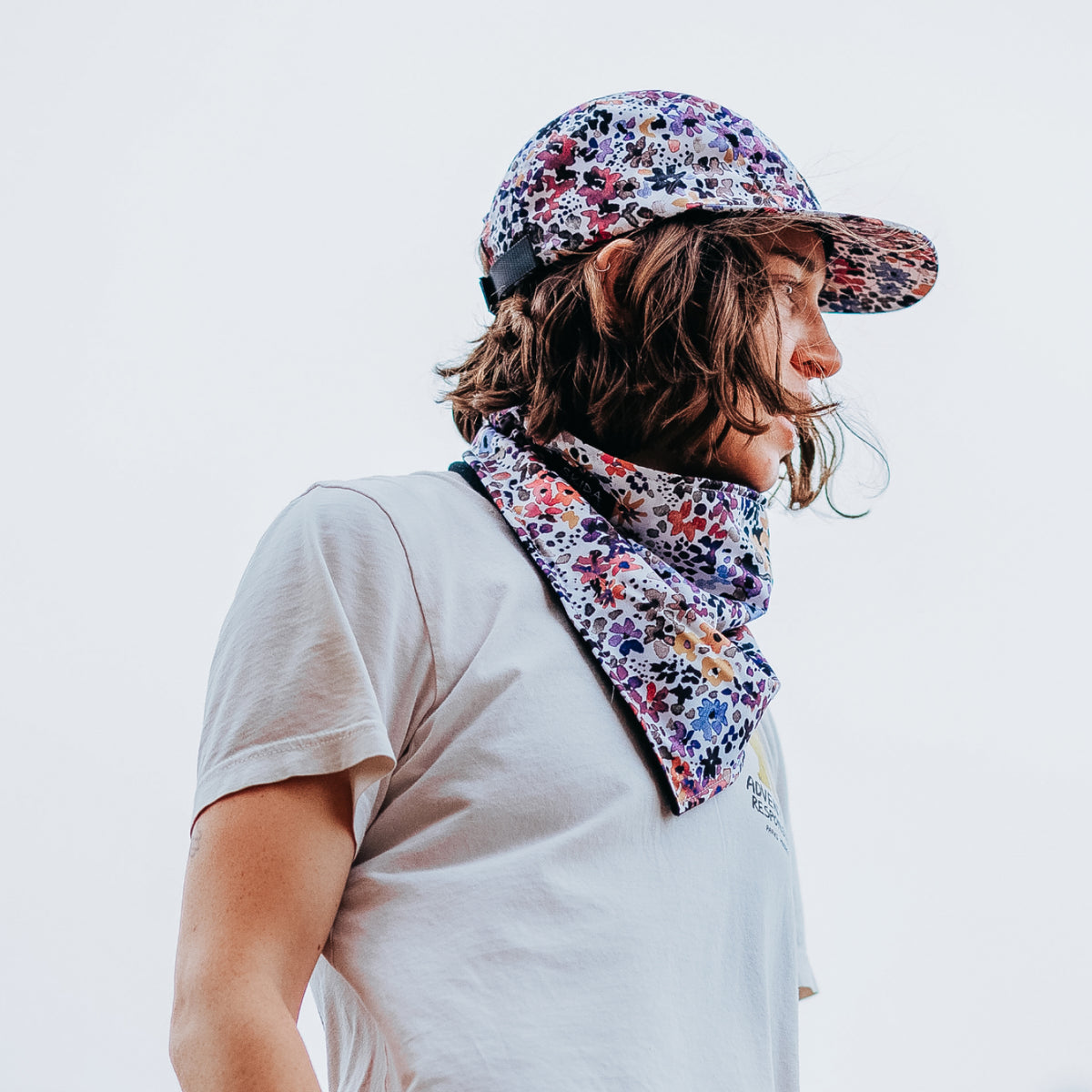 Wisteria | Windproof Fleece-Lined Bandana