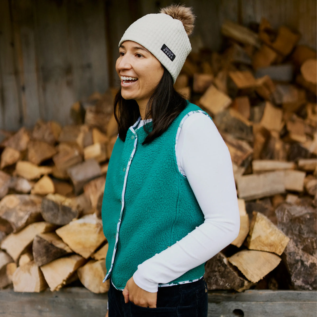 Glade | High Pile Polartec® Fleece Snap Vest