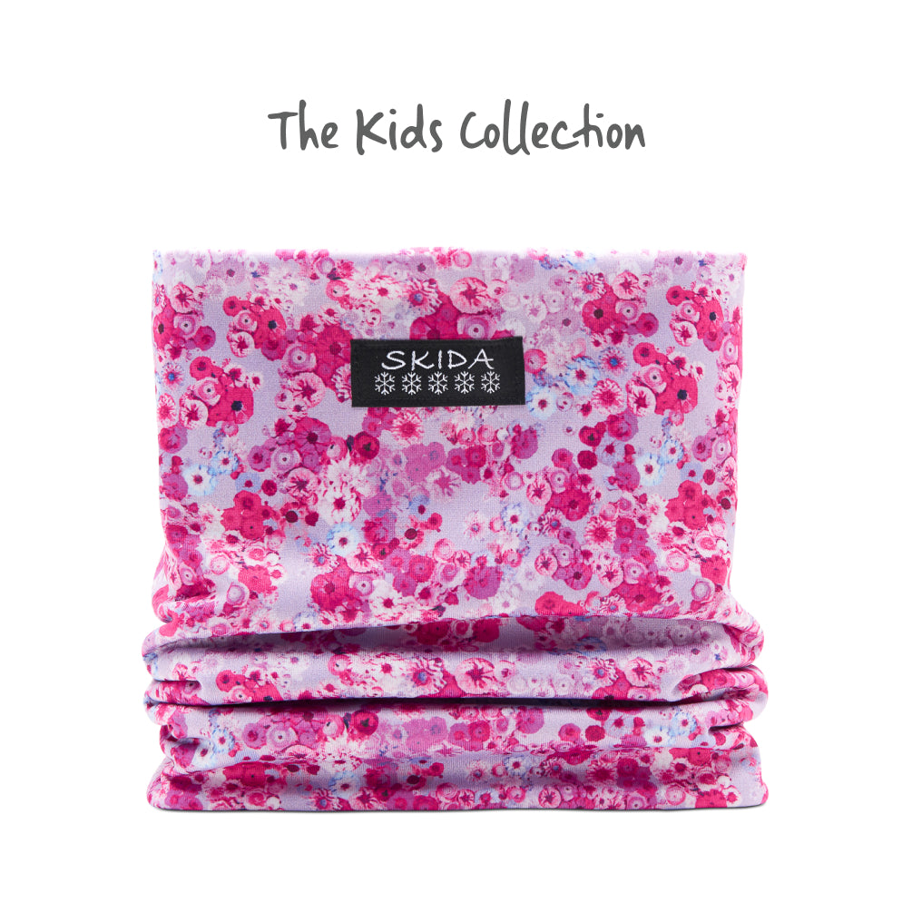 Sweet Carnation | Kids Alpine Fleece-Lined Neckwarmer