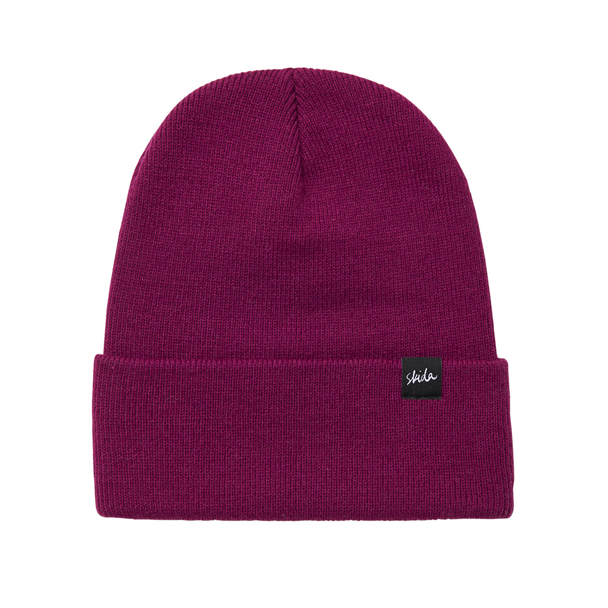 Beet | Classic Cuffed Knit Beanie