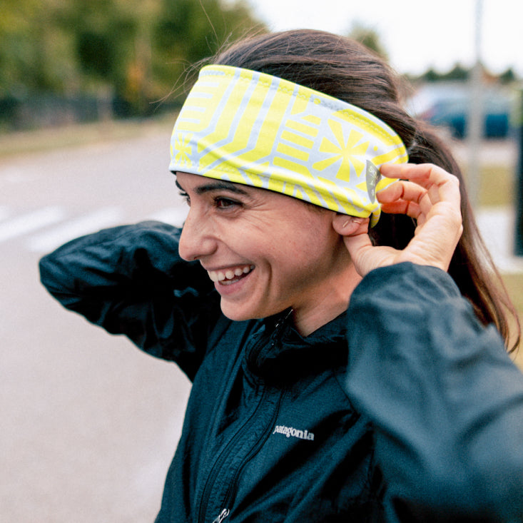 Neon Waves | Alpine Fleece-Lined Headband