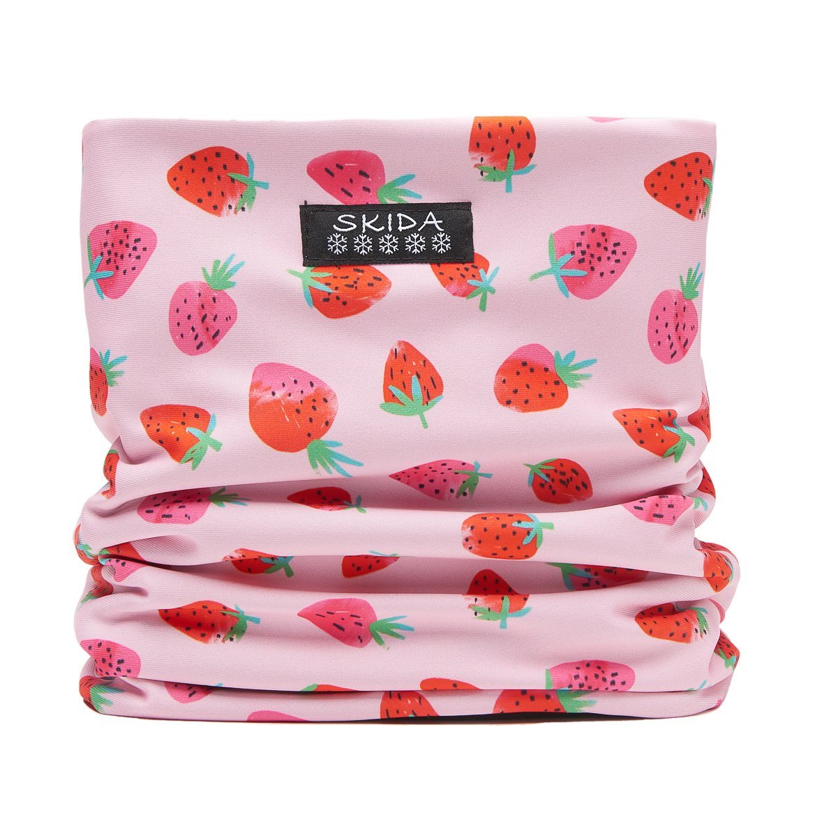 Skida Vermont neck warmer winter strawberry