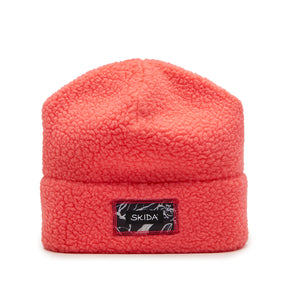 Hot Coral | High Pile Polartec® Fleece Hat