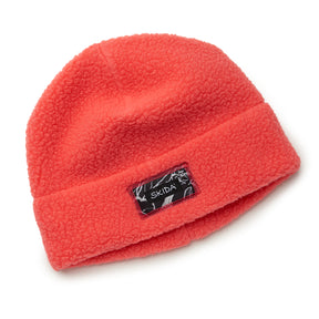 Hot Coral | High Pile Polartec® Fleece Hat