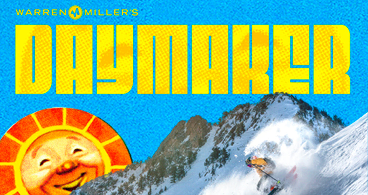warren miller ski movie skida winter hat neckwarmer alpine skiing party
