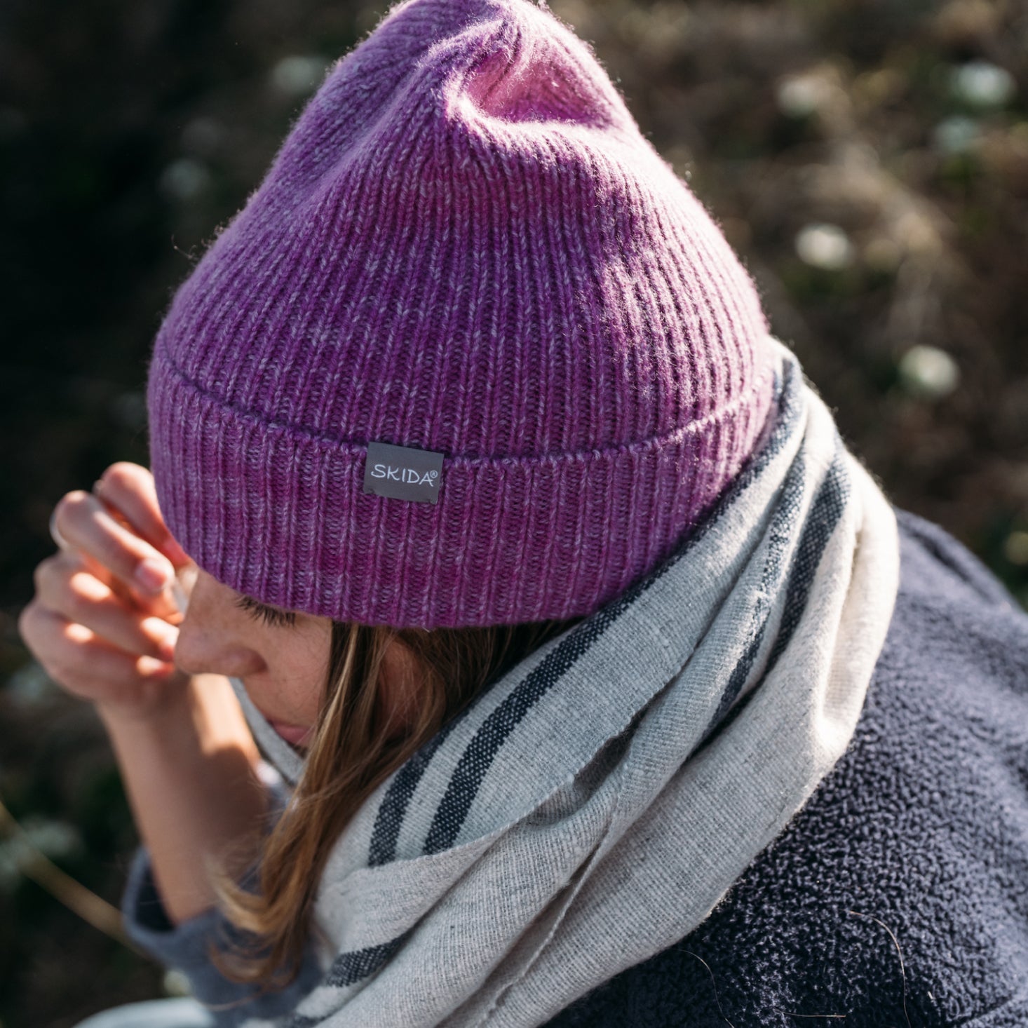 Hyacinth | Cashmere Kirby Knit