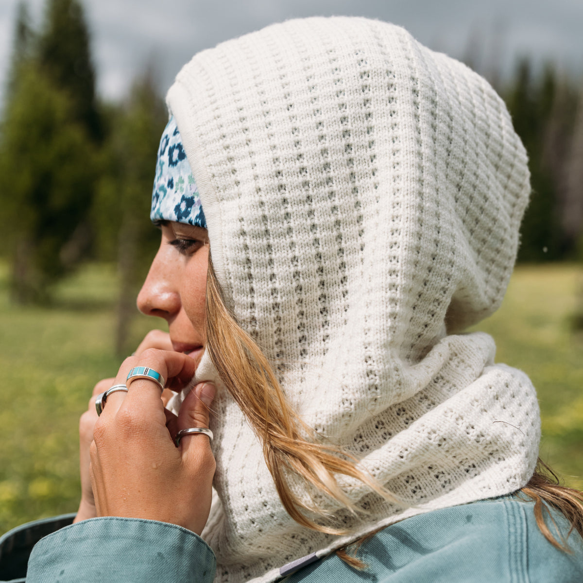 Sea Salt | Cashmere Bloomfield Balaclava