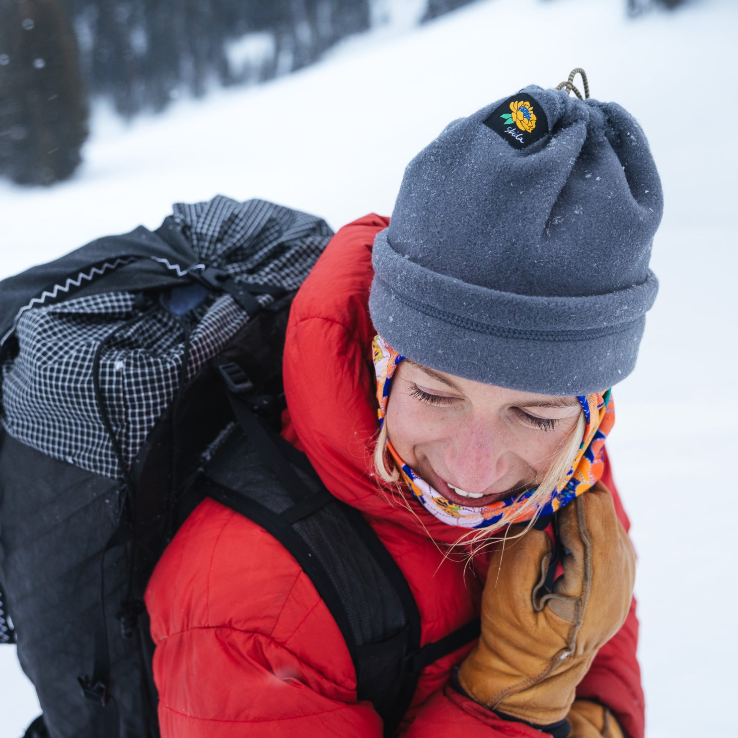 Frothed | Low Pile Fleece Cinch Hat