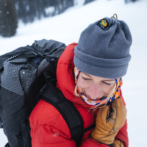 Frothed | Low Pile Fleece Cinch Hat