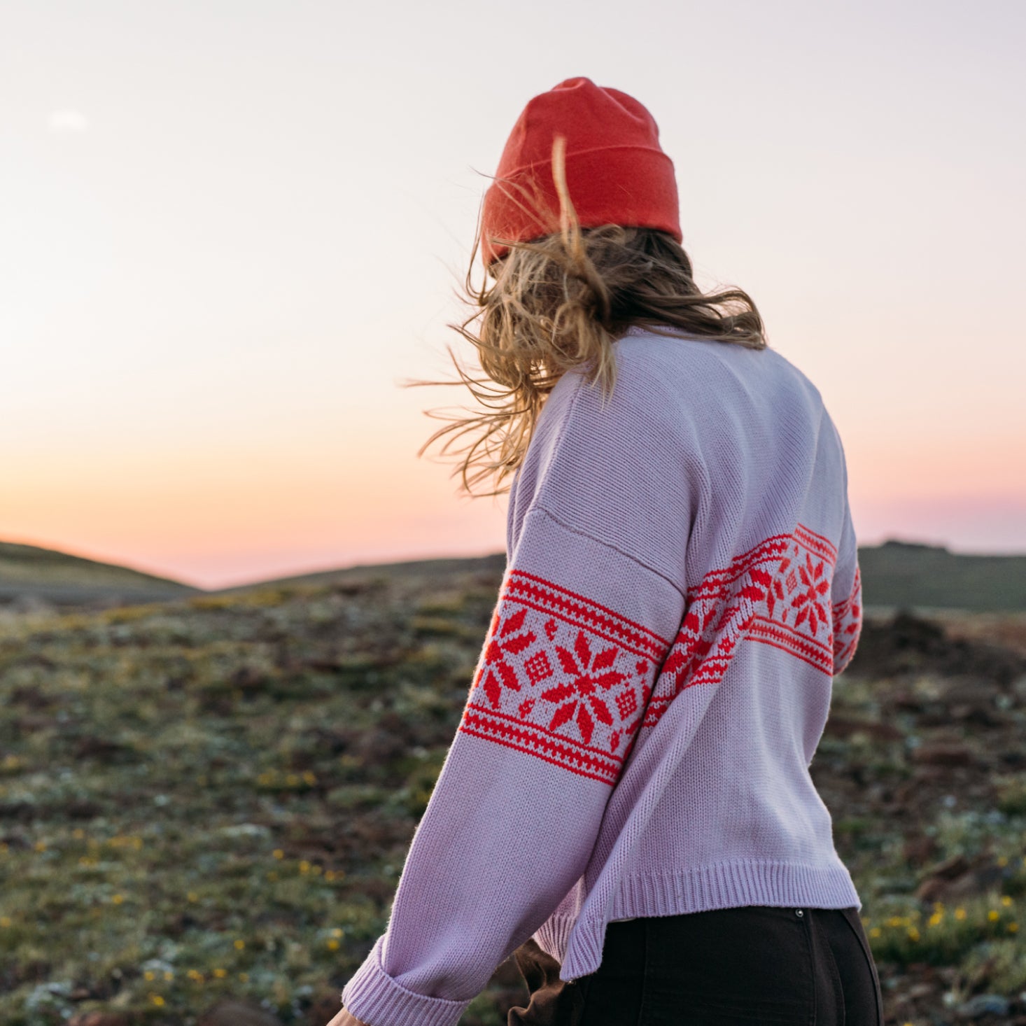 Lola | Fairlee Fair Isle Cashmere Sweater