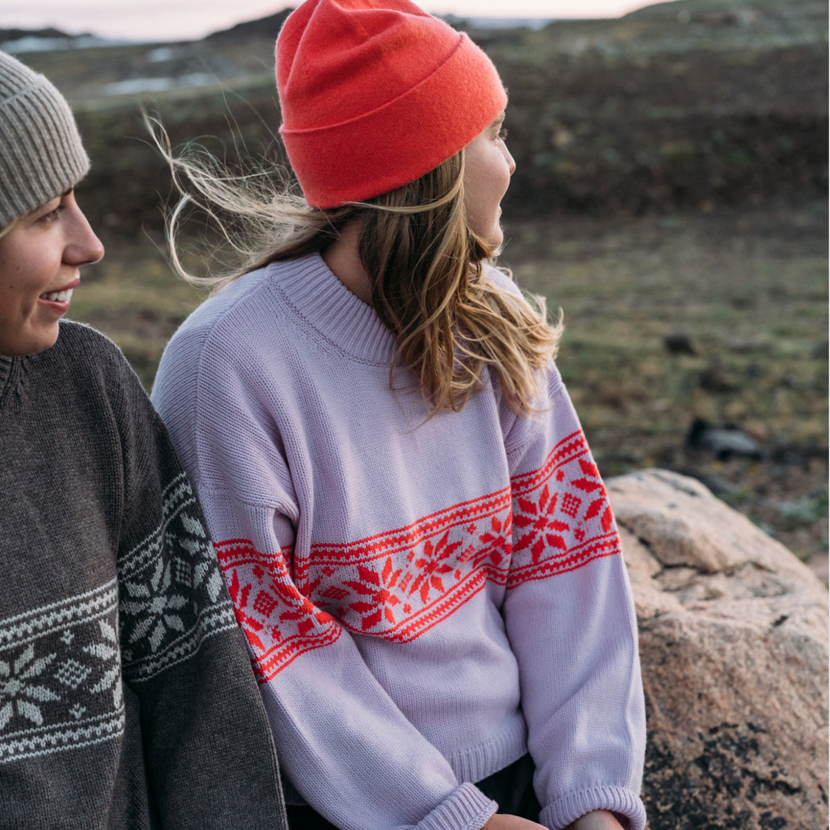 Lola | Fairlee Fair Isle Cashmere Sweater