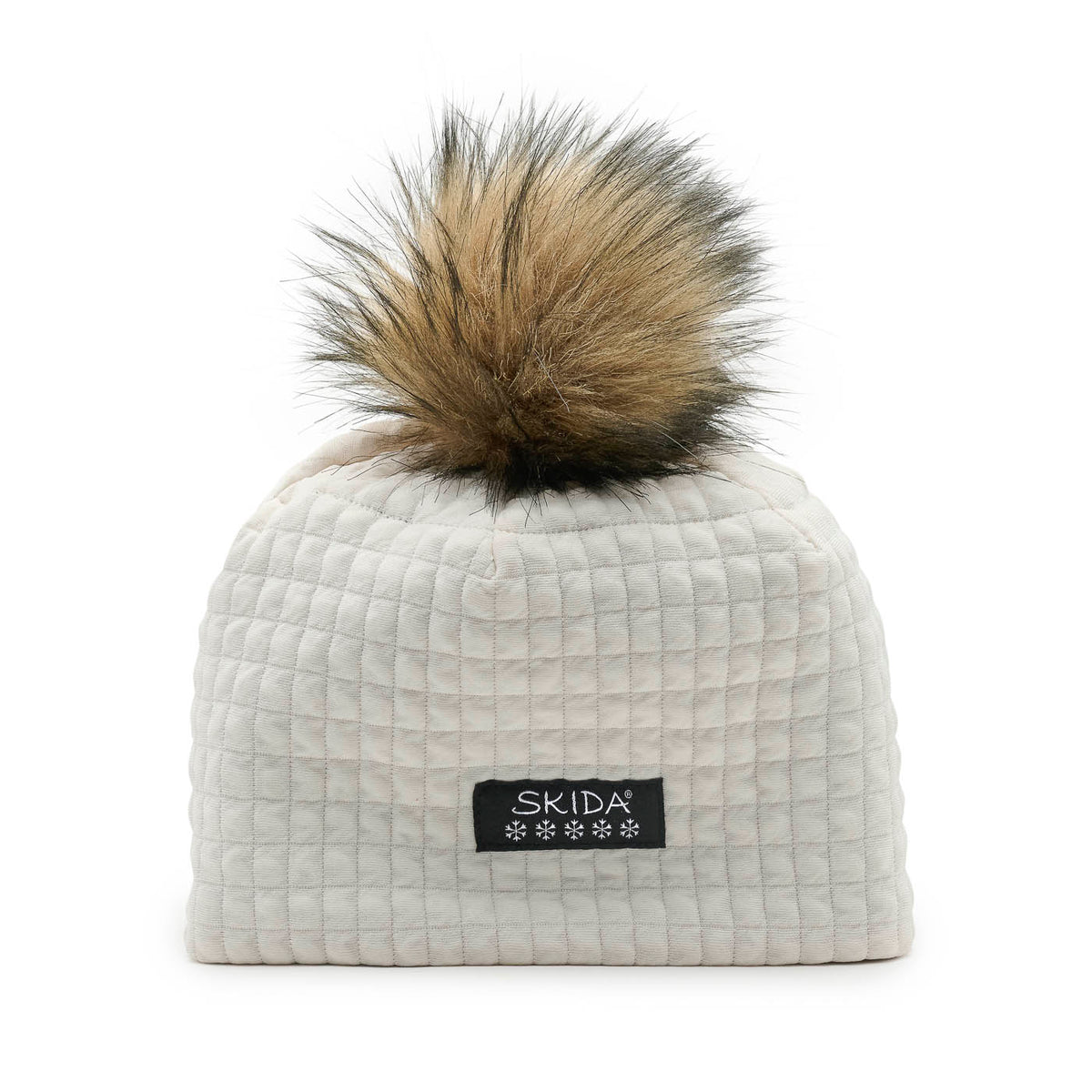 Creme | Chateau Fleece-Lined Pom Hat