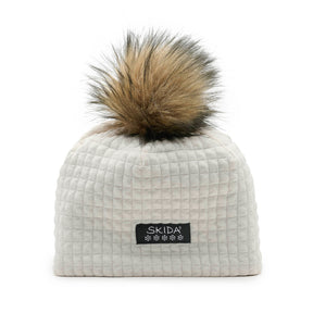Creme | Chateau Fleece-Lined Pom Hat