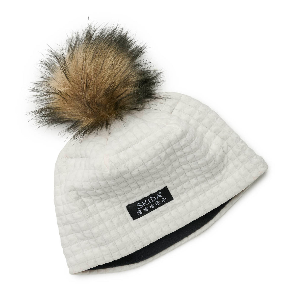 Creme | Chateau Fleece-Lined Pom Hat
