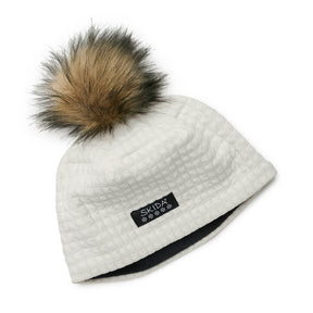 Creme | Chateau Fleece-Lined Pom Hat