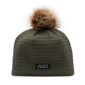 Thyme | Chateau Fleece-Lined Pom Hat