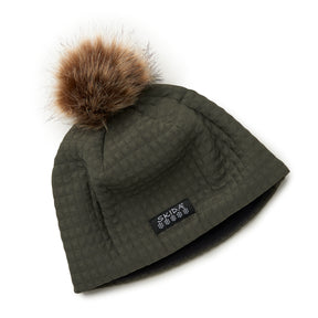 Thyme | Chateau Fleece-Lined Pom Hat